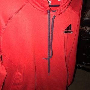 Red Adidas Hoodie